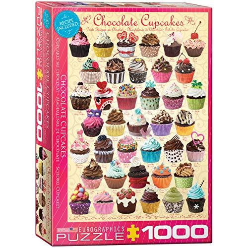 ジグソーパズル 1000ピース ユーログラフィックス チョコレートカップケーキ 6000-0587 ...