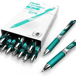 (Pack of 12  Turquoise) - EnerGel XM Retractable Turquoise Ink Rol 【並行輸入】｜runsis-store