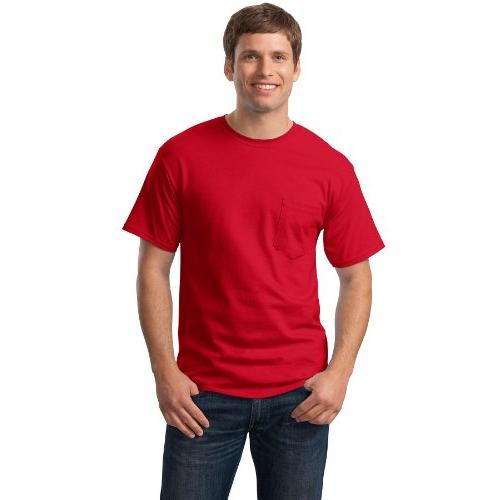 Hanes 6.1オンス タグなし 快適 ソフト ポケットTシャツ US サイズ: XX-Large...