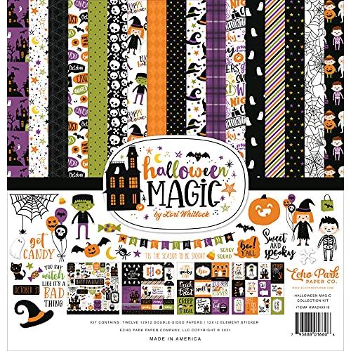 Echo Park Collection Kit 12X12-Halloween Magic -MA...