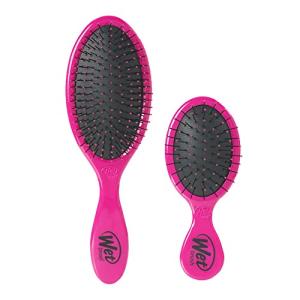 Wet Brush Detangler and Squirt Hair Brush Combo  Pink 【並行輸入】｜runsis-store