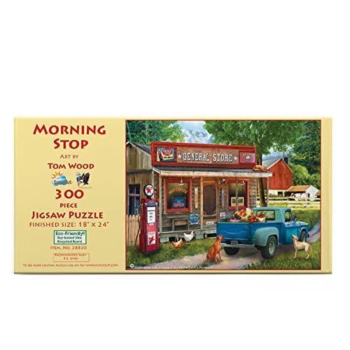Morning Stop 300 pc Jigsaw Puzzle by SunsOut 【並行輸入...