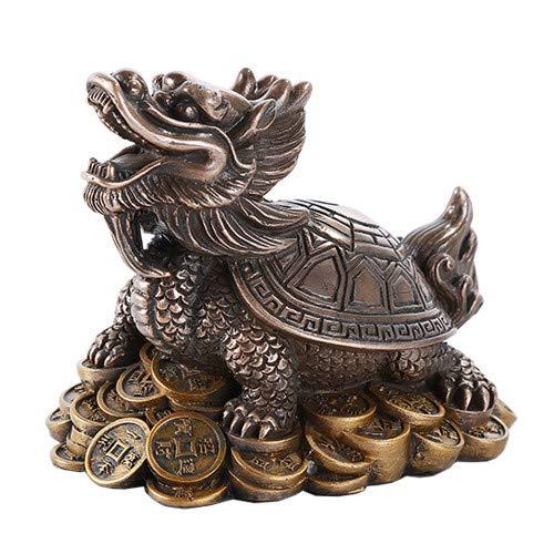 Feng Shui Money Dragon Tortoise onコインProsperityホーム...