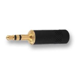 Neutrik NYS231BG 3.5mm Stereo Plug Black with Gold Plug by Neutrik 【並行輸入】｜runsis-store
