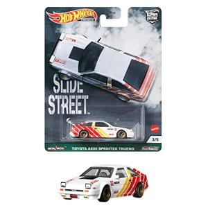 ホットウィール(Hot Wheels) カーカルチャー スライドストリート トヨタ AE86 スプリンター トレノ GRJ83 ホワ 【並行輸入】｜runsis-store