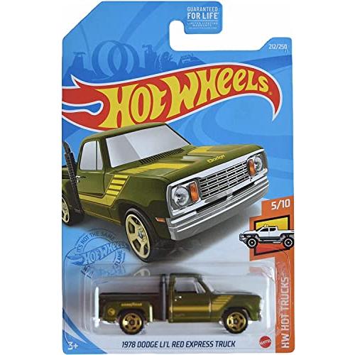 Hot Wheels 1978 Dodge Li&apos;l Red Express Truck Green...