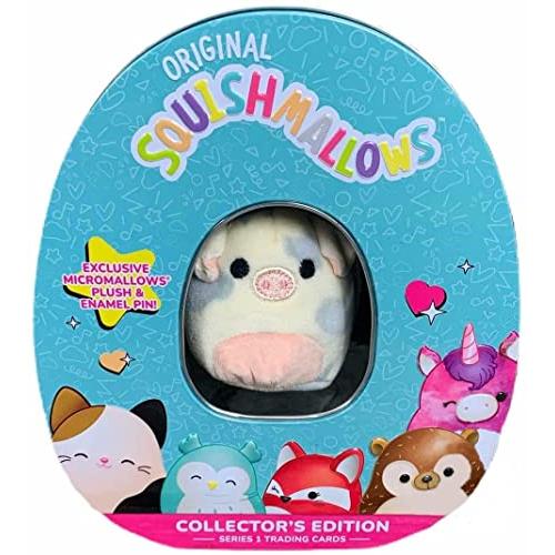 Squishmallow 公式 Kellytoy コレクターズ缶セット Micromallow 限定...