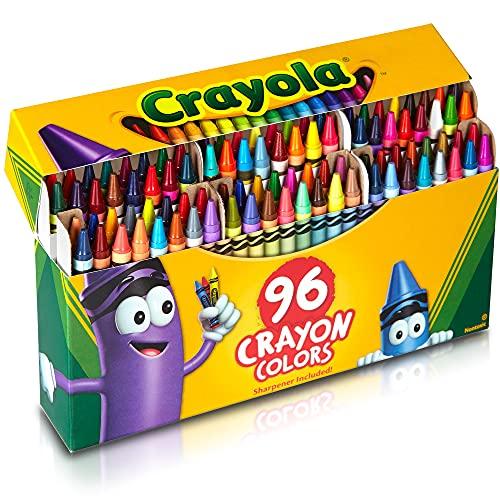 クレヨラ (Crayola) クレヨン 96色 色鮮やか クレヨン 削り器付き  520096 【並...