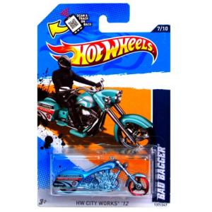 2012 Hot Wheels HW City Works Bad Bagger Blue Gree...