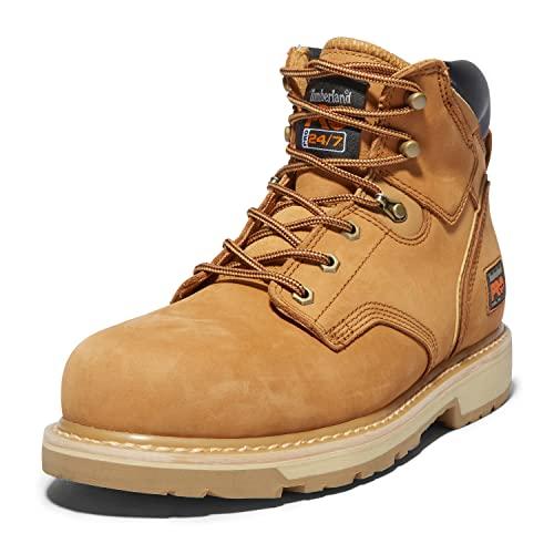 Timberland PRO メンズ Pit Boss 6インチ スチール 安全つま先 インダストリ...