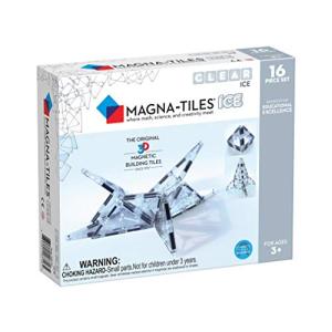 Magna-Tiles ICEは 3歳以上の子供向けのクリエイティブなオープンエンドプレイ教育玩具用のオリジナルの磁気ビルディングタ 【並行輸入】｜runsis-store