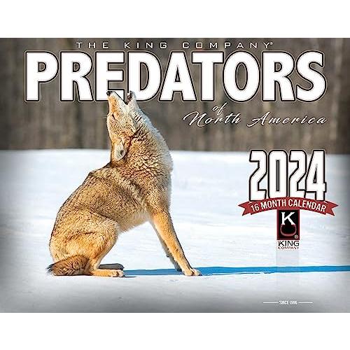 2024 Predators 壁掛けカレンダー 16か月 XLサイズ 14x22 Best Coug...