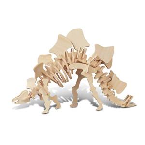 Puzzled Stegosaurus Dinosaur 3D Woodcraft Construction Kit by Puzz 【並行輸入】