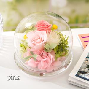 プリザーブドフラワー ガラスドーム 誕生日プレ...の詳細画像4