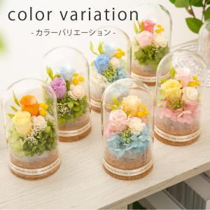 プリザーブドフラワー ギフト ガラスドーム カ...の詳細画像4