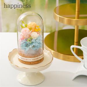 プリザーブドフラワー ギフト ガラスドーム カ...の詳細画像5