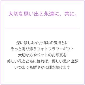 お供え 花 プリザーブドフラワー 仏花 写真立...の詳細画像1