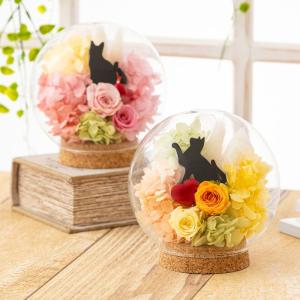 プリザーブドフラワー 猫 雑貨 シャルル バー...の詳細画像2