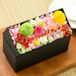 プリザーブドフラワー ギフト 花 和風 花便り...の詳細画像1