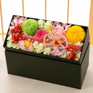 プリザーブドフラワー ギフト 花 和風 花便り...の詳細画像4