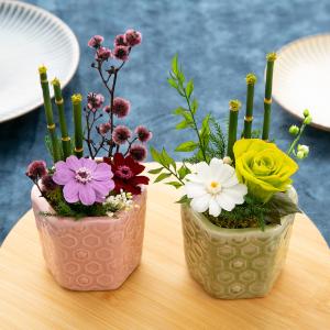 プリザーブドフラワー ギフト 花 和風 花鳥風...の詳細画像2