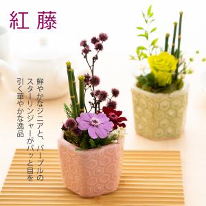 プリザーブドフラワー ギフト 花 和風 花鳥風...の詳細画像5