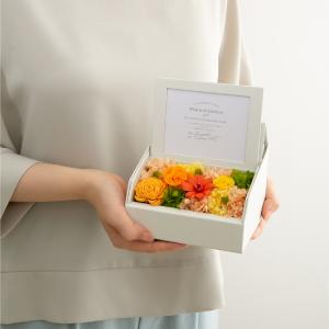 プリザーブドフラワー 写真立て モンテ 結婚祝...の詳細画像2