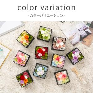 プリザーブドフラワー ギフト 花 ポルト ボッ...の詳細画像3