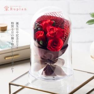 プリザーブドフラワー 花束 5本 薔薇 ローズ...の詳細画像3