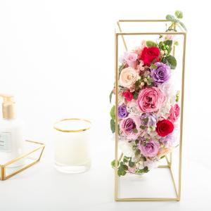 プリザーブドフラワー ギフト 花 レスプロンデ...の詳細画像1