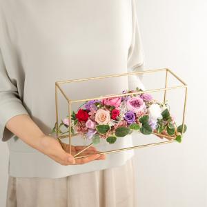 プリザーブドフラワー ギフト 花 レスプロンデ...の詳細画像3