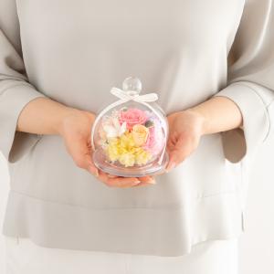 プリザーブドフラワー ガラスドーム タルトビケ...の詳細画像2