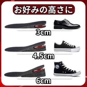 シークレットインソール 6cm 3段階調整 中...の詳細画像3