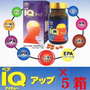 ペプＩＱアップ １５０粒 超お得５箱セット ※送料無料 《記憶・思考 DHA EPA》 ※送料無料｜rurian