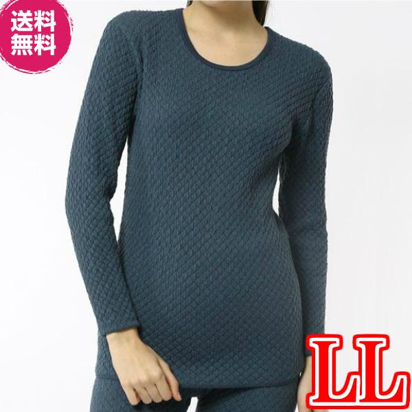 ひだまり　チョモランマ　婦人長袖丸首インナー LL 「QM823」《あったか 下着、暖かい 下着、極...