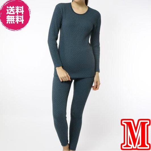 ひだまり　チョモランマ　婦人長袖丸首インナーとタイツ 上下Ｍ 「QM821」「QM861」《あったか...