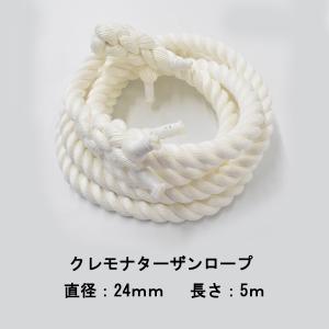ターザンロープ クレモナロープ 24mmx3.5m 登り綱 登りロープ