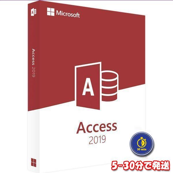 Microsoft Access 2019 2PCオンラインアクティブ化の正規版プロダクトキーで マ...