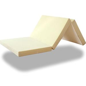 ottostyle.jp 高反発マットレス 三つ折り 10cm シングル クリーミーホワイト 硬さ180ニュートン/硬め