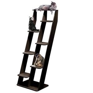 ottostyle.jp キャットツリー キャットシェルフ インテリア調 猫タワー おしゃれ 運動 棚 立てかけ 据え置き