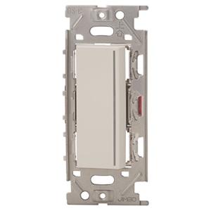 神保電器/NKW3路ガイド チェックランプ付きスイッチセット シングル ピュアホワイト NKW01013