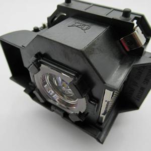 Supermait EP44 プロジェクター交換用ランプ 汎用バルブ ＋ 汎用ハウジング EH-DM2 EMP-DE1 MovieMate 50 MovieMate 55 対応