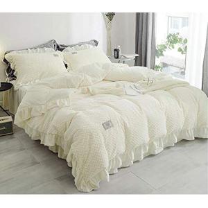 QXJF-WQ発熱 暖かい布団カバー 3ー4点セット 布団カバー 寝具カバー ベッド用品布団カバー 枕カバー シーツ3-4点セット