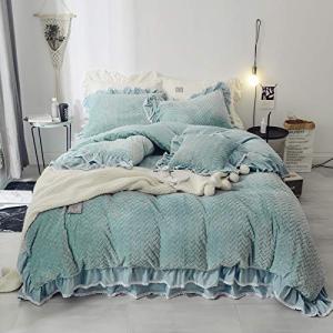 QXJF-WQ発熱 暖かい布団カバー 3ー4点セット 布団カバー 寝具カバー ベッド用品布団カバー 枕カバー シーツ3-4点セット