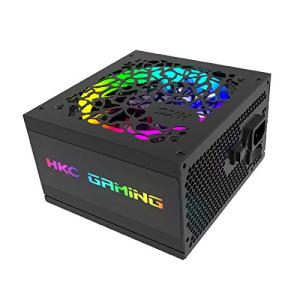 HKC RGB 550W 80PLUS WHITE PC電源ユニット 高効率 256色 保証3年