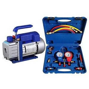 Sarada ガスチャージャー 真空ポンプ エアコン修理 点検 カーエアコン チャージキット 補充 充填