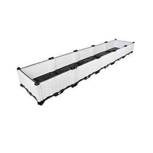 HRS ガーデンボックス 屋外 プランターボックス 大型 組立式 プラスチック製 園芸 鉢植え入れ ベランダ 屋上