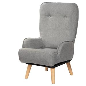 アーバン通商 回転チェア ハイタイプ グレー バケットタイプ 優しくフィット 高座椅子 AZ-1632