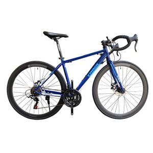 トリンクス ロードバイク ダブルディスクブレーキ 21Speed 軽量 アルミフレーム700C ディスクブレーキ...