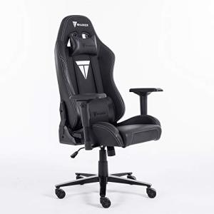 SHARKER プロ品質ゲーミングチェア ゲーミングチェア アルミ製レッグフレーム 4D稼働アームレスト採用 約160度 バケットシート ハイバック